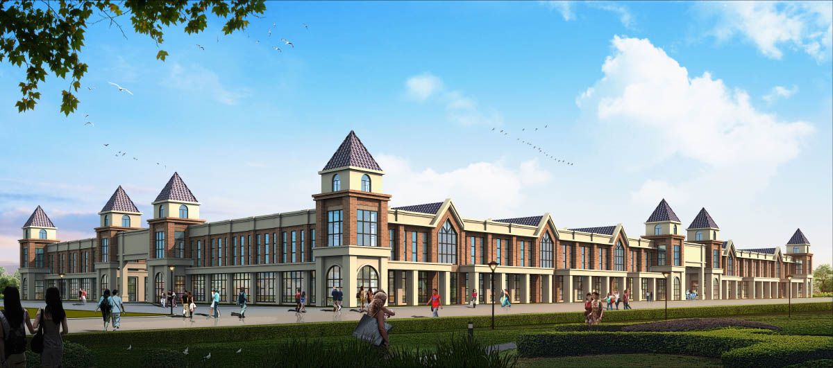 无锡江南影视学院ATR小镇商业改造设计效果图